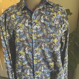Au Noir mens shirt size large.